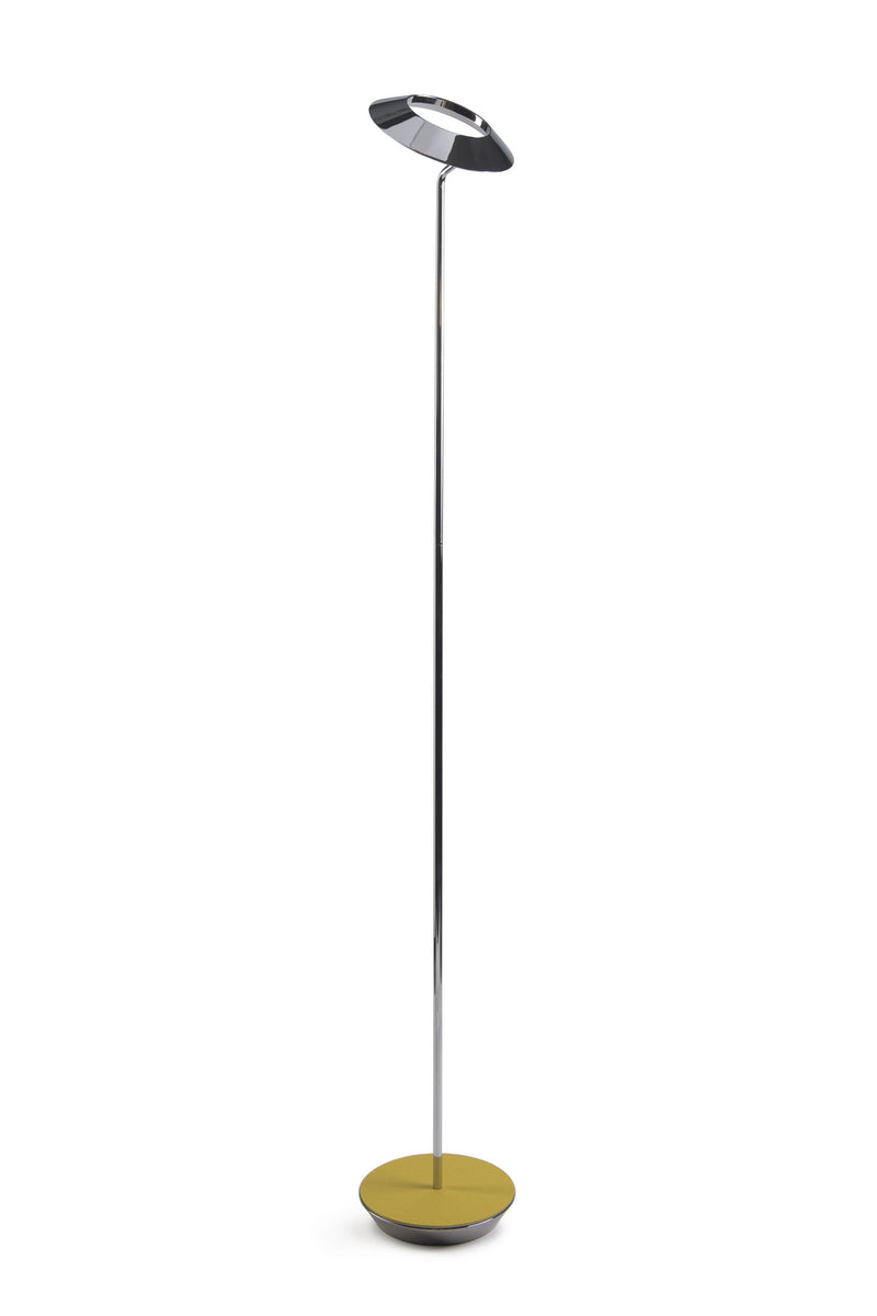 Koncept RYO-SW-CRM-HDF-FLR LED Floor Lamp, Chrome, Honeydew Felt
