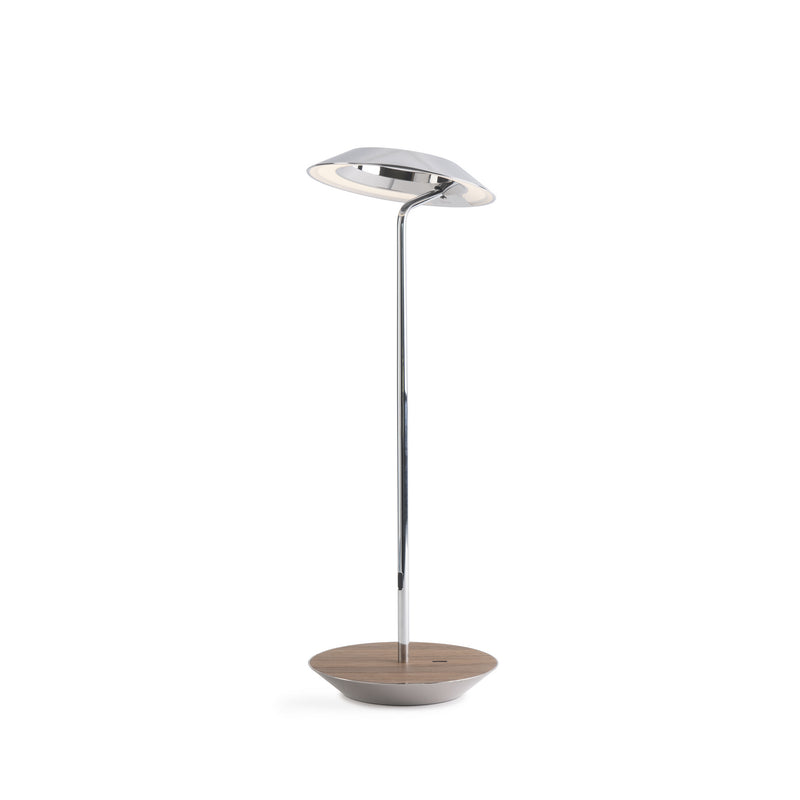 Koncept RYO-SW-CRM-OWT-DSK LED Desk Lamp, Chrome, Oiled Walnut