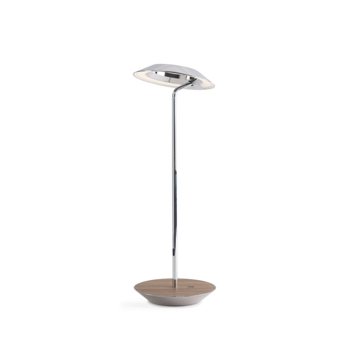 Koncept RYO-SW-CRM-OWT-DSK LED Desk Lamp, Chrome, Oiled Walnut