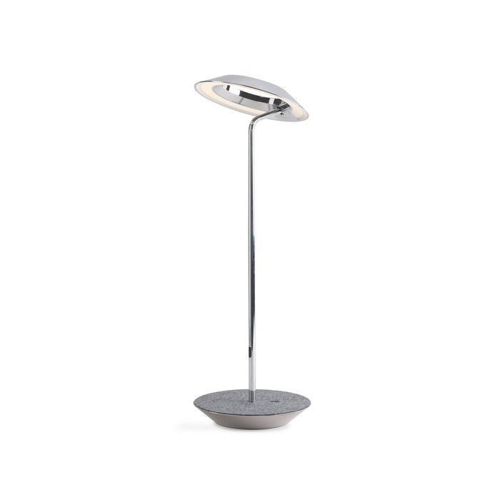 Koncept RYO-SW-CRM-OXF-DSK LED Desk Lamp, Chrome, Oxford Felt