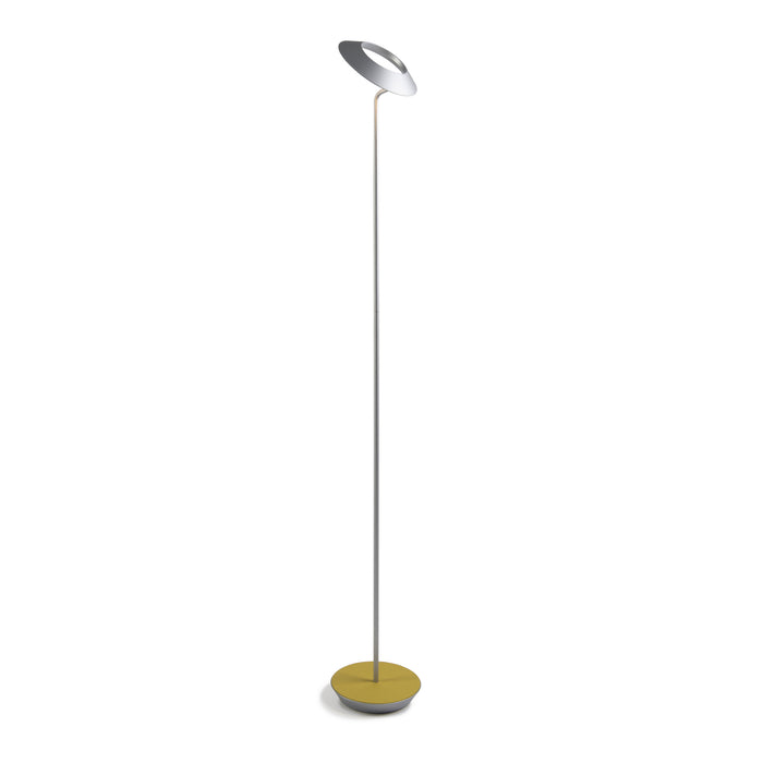 Koncept RYO-SW-SIL-HDF-FLR LED Floor Lamp, Silver, Honeydew Felt