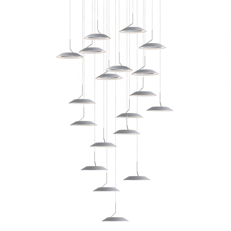 Koncept RYP-C19-SW-SIL LED Pendant, Silver