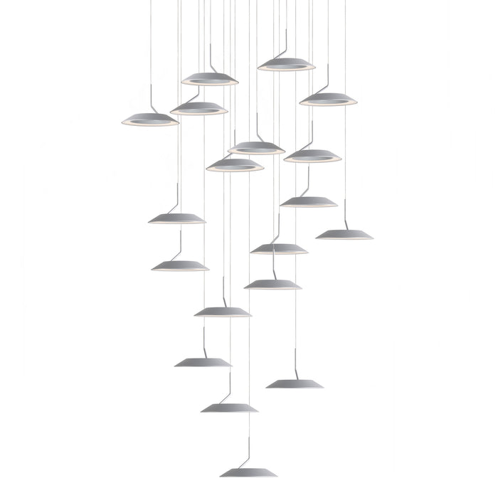 Koncept RYP-C19-SW-SIL LED Pendant, Silver