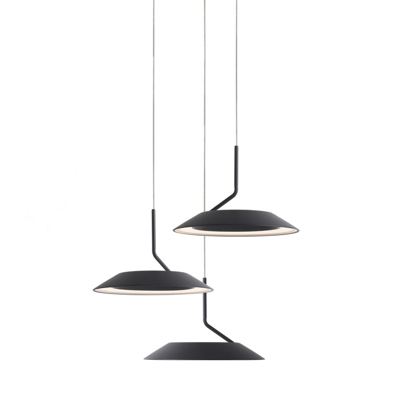 Koncept RYP-C3-SW-MTB LED Pendant, Matte Black