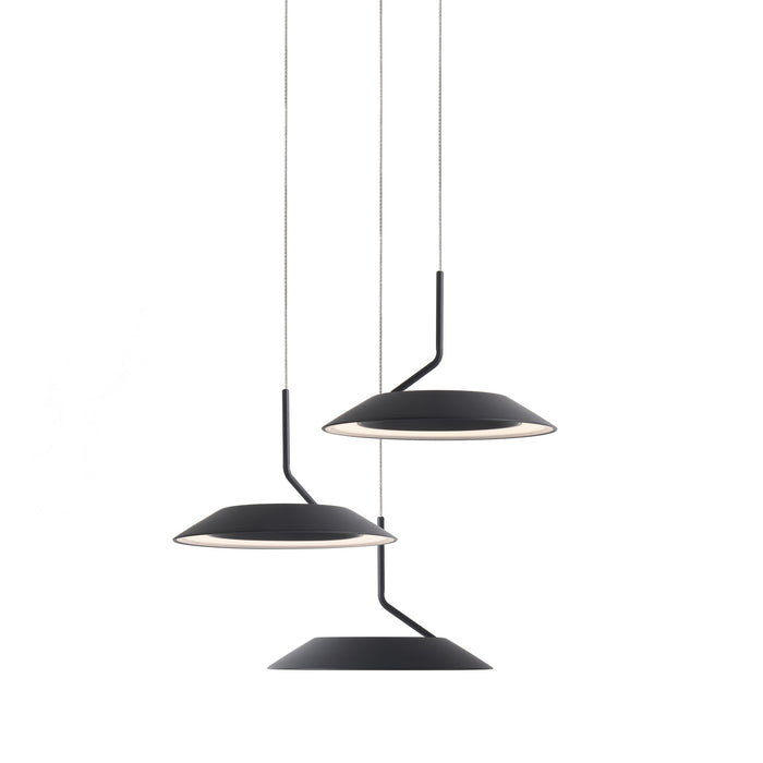 Koncept RYP-C3-SW-MTB LED Pendant, Matte Black