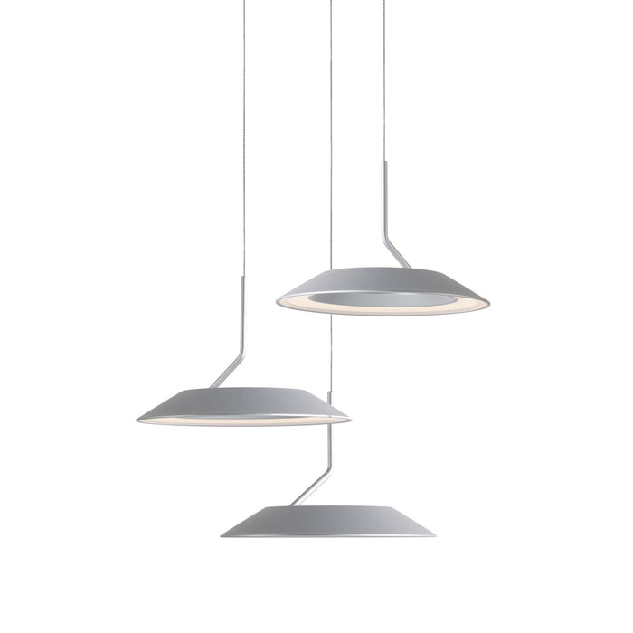 Koncept RYP-C3-SW-SIL LED Pendant, Silver