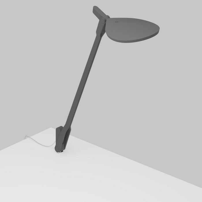 Koncept SPY-W-MGY-USB-THR LED Desk Lamp, Matte Gray
