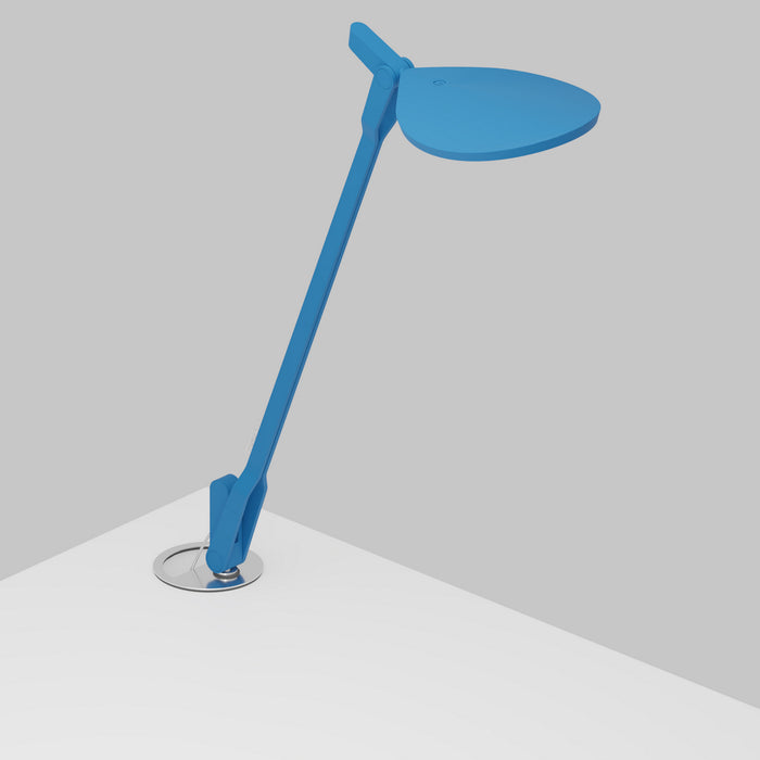 Koncept SPY-W-MPB-USB-GRM LED Desk Lamp, Matte Pacific Blue