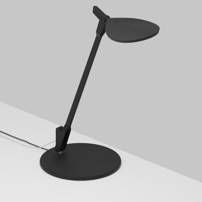 Koncept SPY-W-MTB-USB-QCB LED Desk Lamp, Matte Black