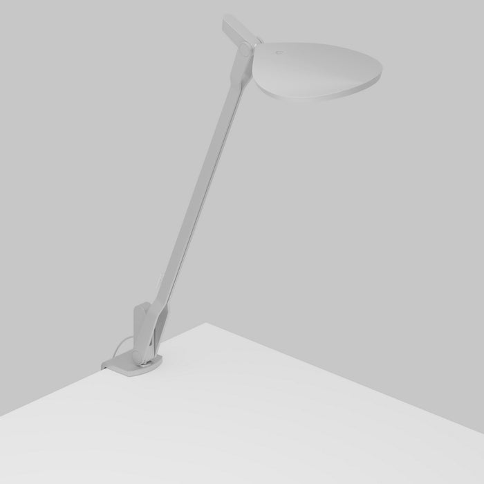 Koncept SPY-W-SIL-USB-CLP LED Desk Lamp, Silver