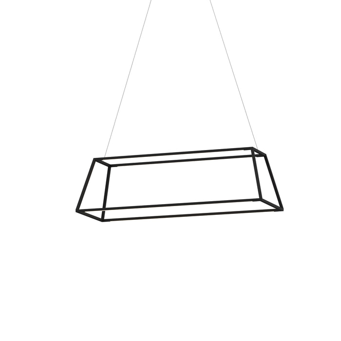 Koncept ZBP-38-RR-SW-MTB-CNP LED Pendant, Matte Black
