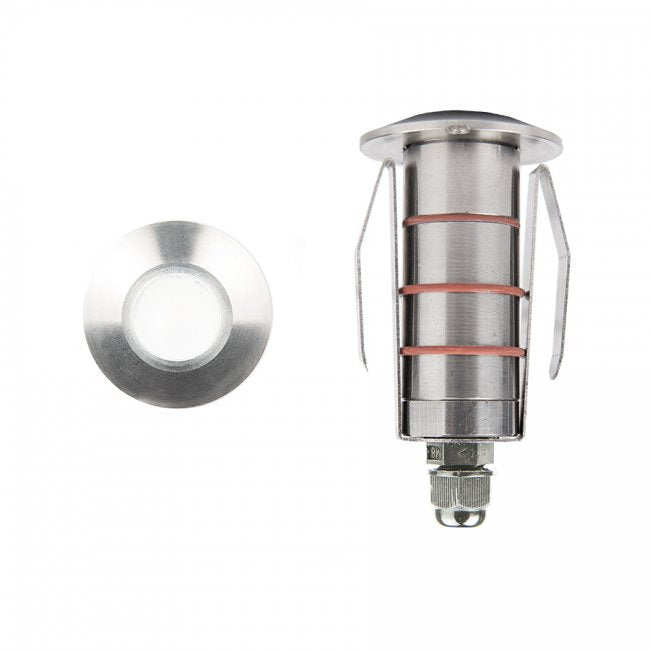W.A.C. Lighting 1021-27SS LED Recessed Indicator, Stainless Steel