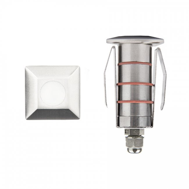 W.A.C. Lighting 1051-27SS LED Recessed Indicator, Stainless Steel