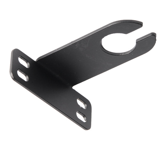 W.A.C. Lighting 5000-GM-BK Gutter Mount Bracket, Black On Stainless Steel