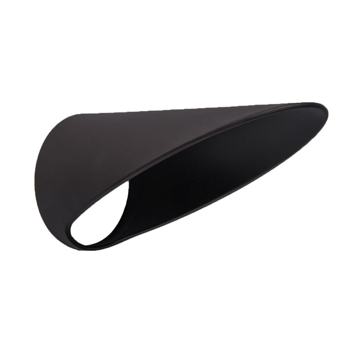 W.A.C. Lighting 5010-LSHR-BK Glare Control Accessories, Black On Aluminum