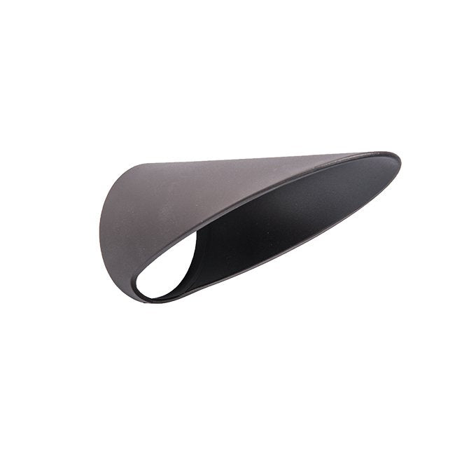 W.A.C. Lighting 5211-LSHR-BK Glare Control Accessories, Black On Aluminum