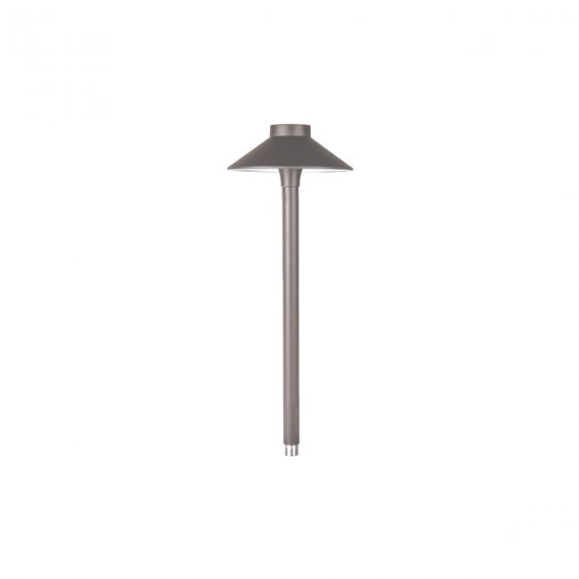 W.A.C. Lighting 6042-30BK LED Landscape Mini Tiki Path Light, Black On Aluminum
