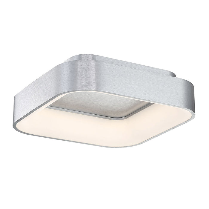 W.A.C. Lighting FM-38918-AL LED Flush Mount, Brushed Aluminum