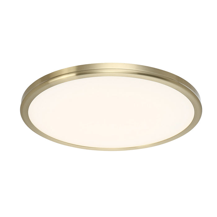 W.A.C. Lighting FM-4622-30-BR LED Flush Mount, Brushed Brass