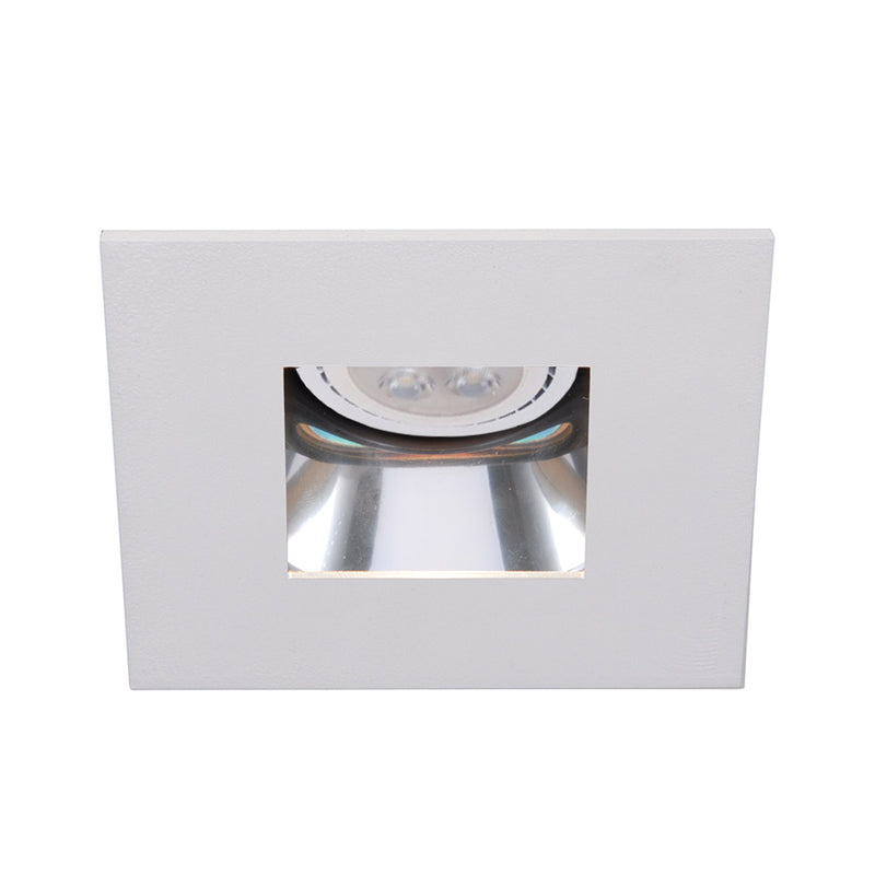 W.A.C. Lighting HR-D412LED-S-SC/WT LED Trim, Specular Clear/White
