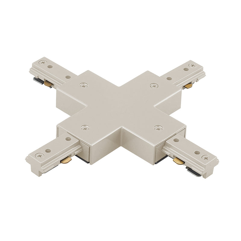 W.A.C. Lighting HX-BN Track Connector, Brushed Nickel