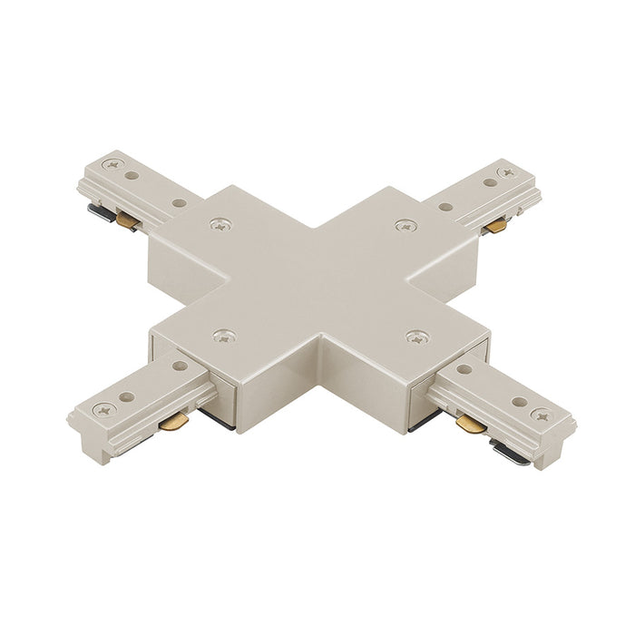 W.A.C. Lighting HX-BN Track Connector, Brushed Nickel