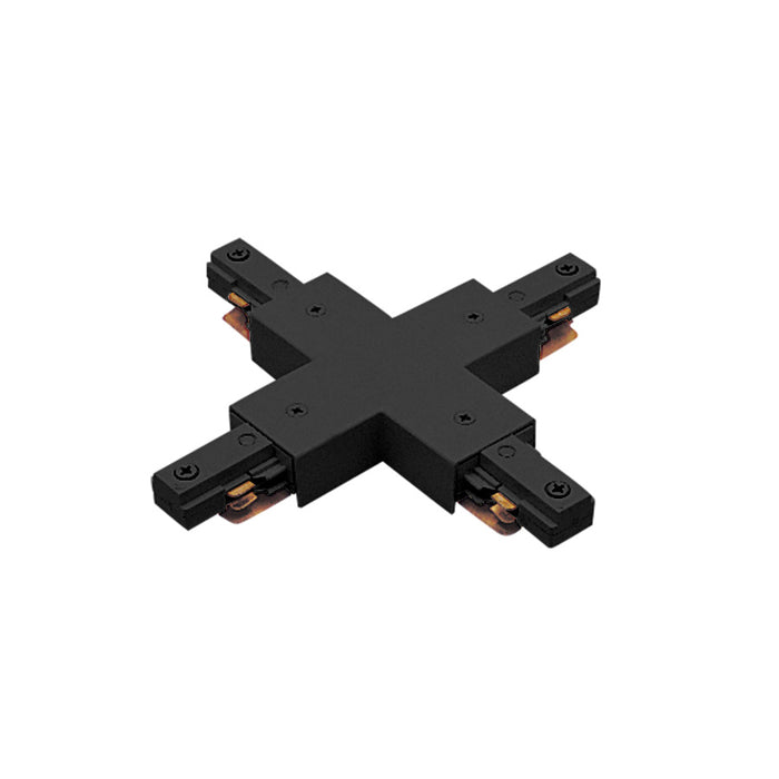 W.A.C. Lighting J2-X-BK Track Connector, Black