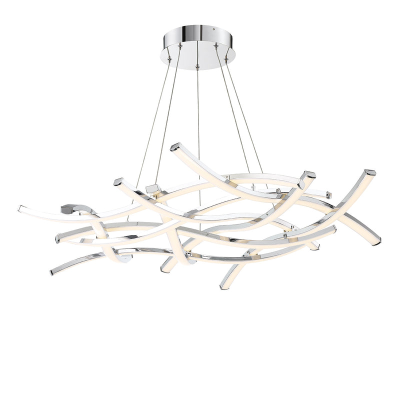 W.A.C. Lighting PD-60944-CH LED Chandelier, Chrome