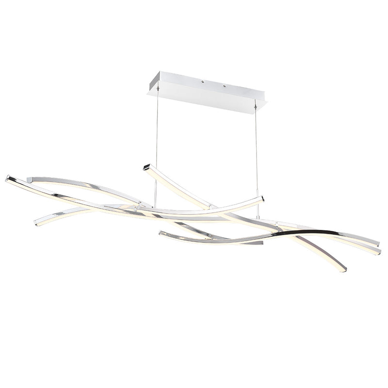 W.A.C. Lighting PD-60964-CH LED Chandelier, Chrome