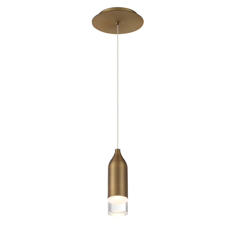 W.A.C. Lighting PD-76908-AB LED Pendant, Aged Brass