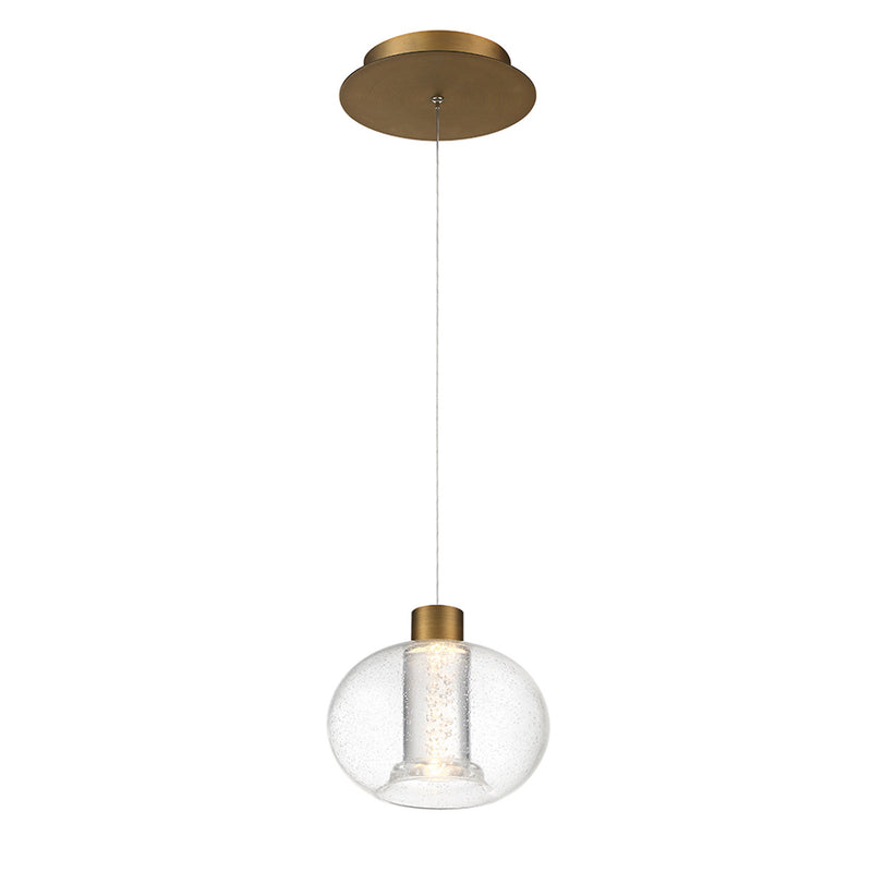 W.A.C. Lighting PD-98908-AB LED Pendant, Aged Brass