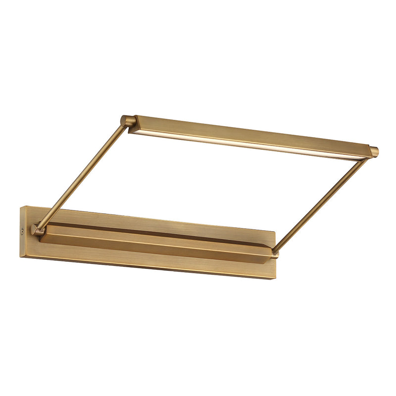 W.A.C. Lighting PL-LED17-30-AB LED Picture Light, Aged Brass