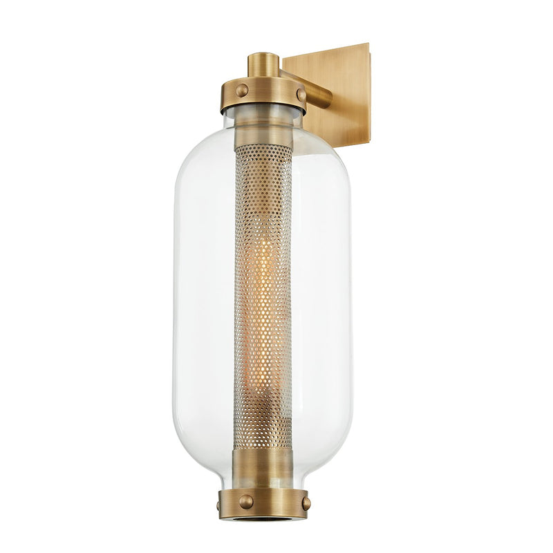 Troy Lighting B7033-PBR One Light Wall Sconce, Patina Brass