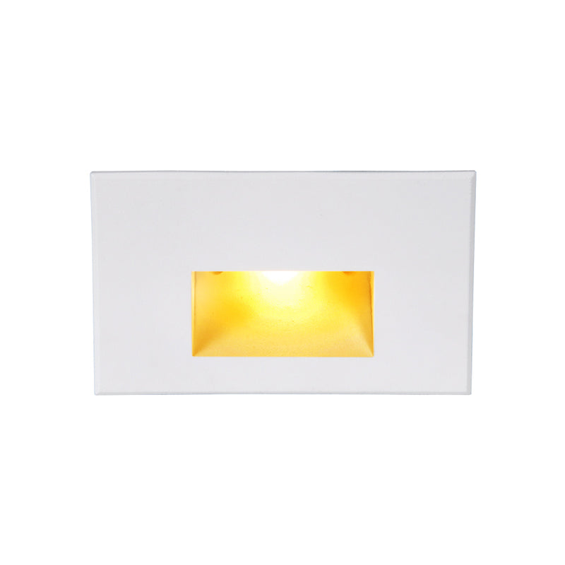 W.A.C. Lighting WL-LED100-AM-WT LED Step and Wall Light, White On Aluminum