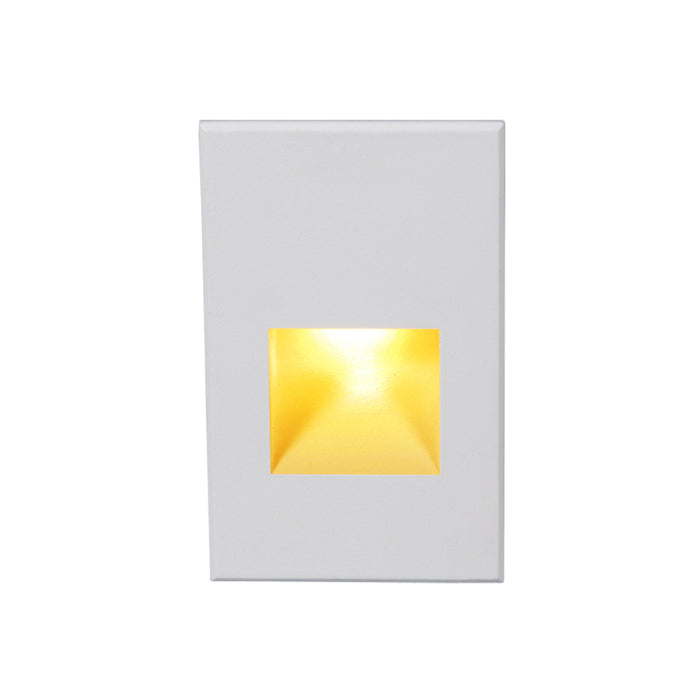 W.A.C. Lighting WL-LED200-AM-WT LED Step and Wall Light, White On Aluminum