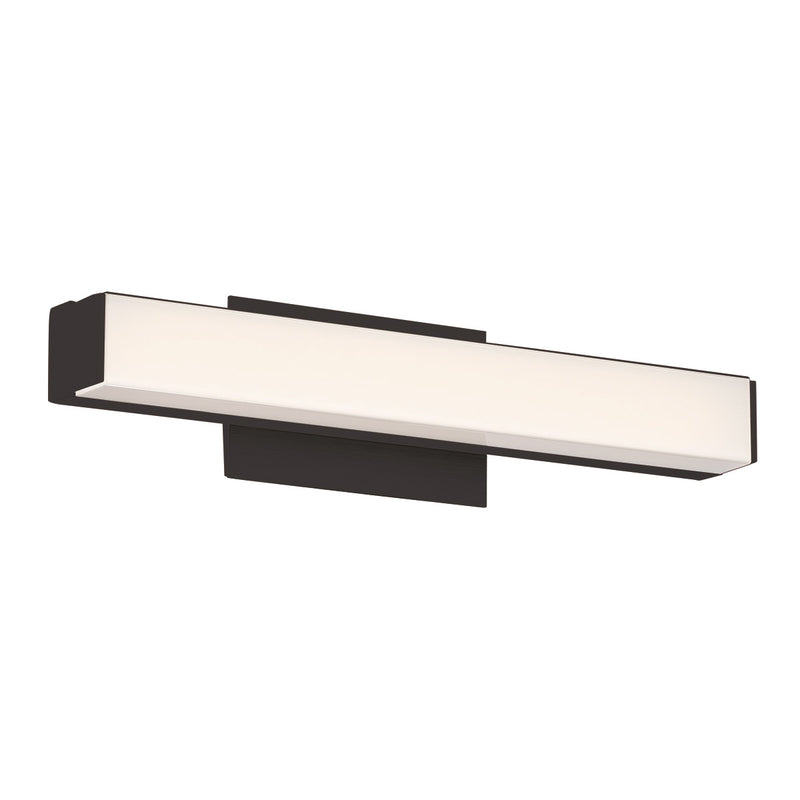 W.A.C. Lighting WS-77612-35-BK LED Bathroom Vanity, Brushed Black