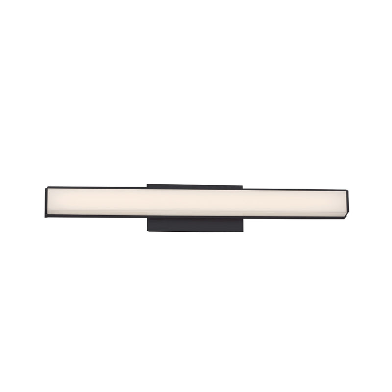 W.A.C. Lighting WS-77618-27-BK LED Bathroom Vanity, Brushed Black