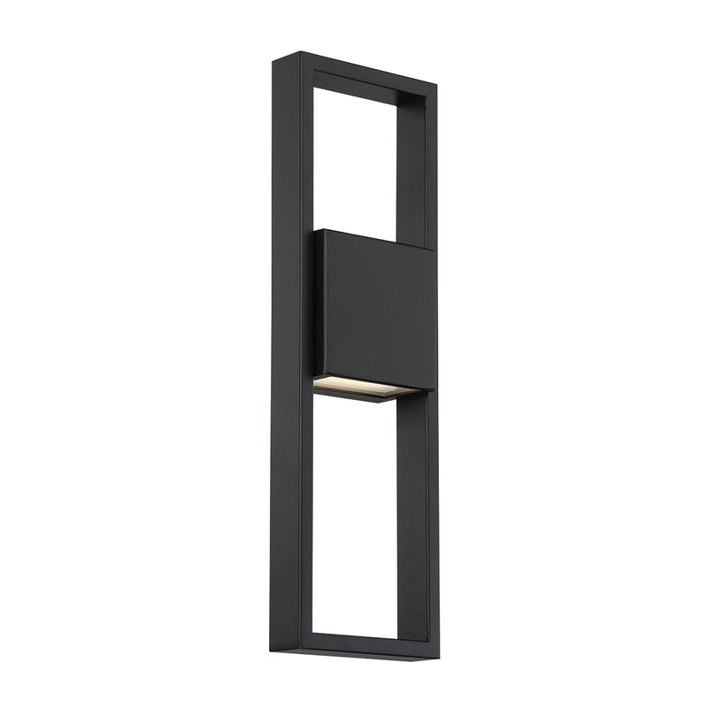 W.A.C. Lighting WS-W13918-BK LED Wall Light, Black