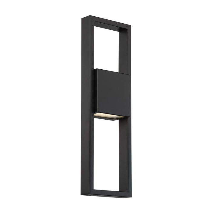 W.A.C. Lighting WS-W13918-BK LED Wall Light, Black