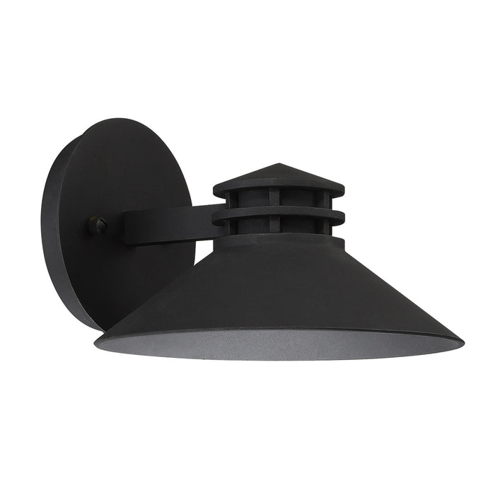 W.A.C. Lighting WS-W15708-BK LED Wall Light, Black