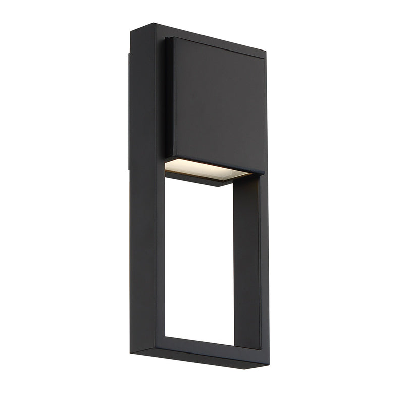 W.A.C. Lighting WS-W15912-BK LED Wall Light, Black