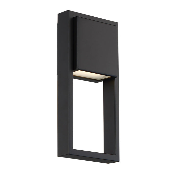 W.A.C. Lighting WS-W15912-BK LED Wall Light, Black