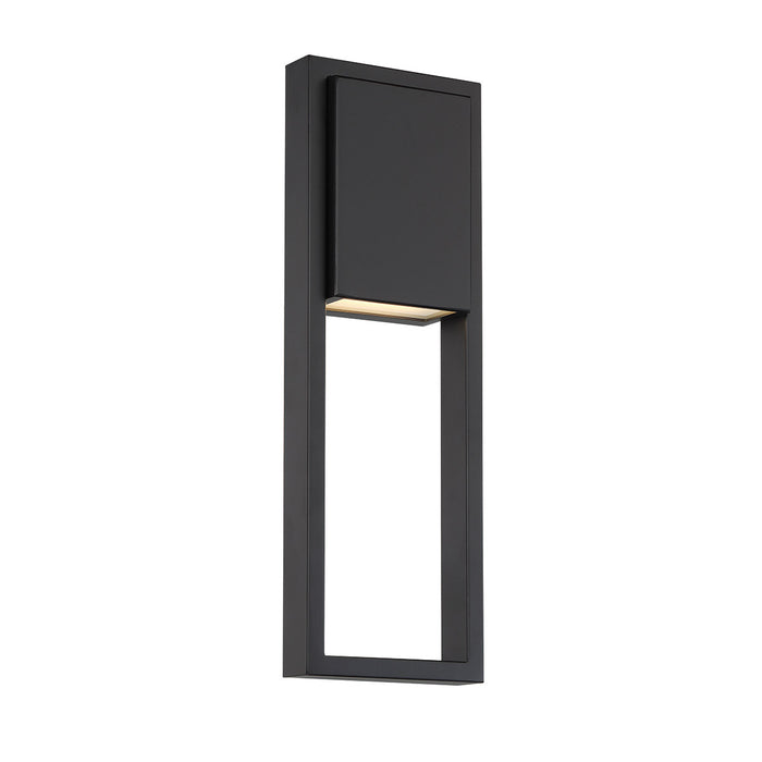 W.A.C. Lighting WS-W15918-BK LED Wall Light, Black