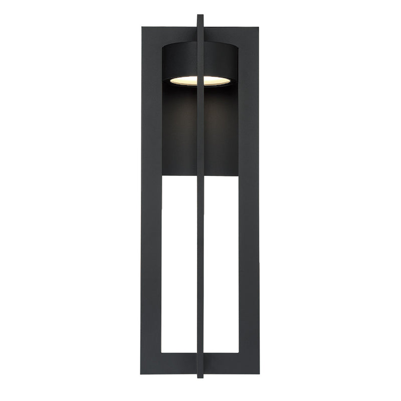 W.A.C. Lighting WS-W48625-BK LED Wall Light, Black
