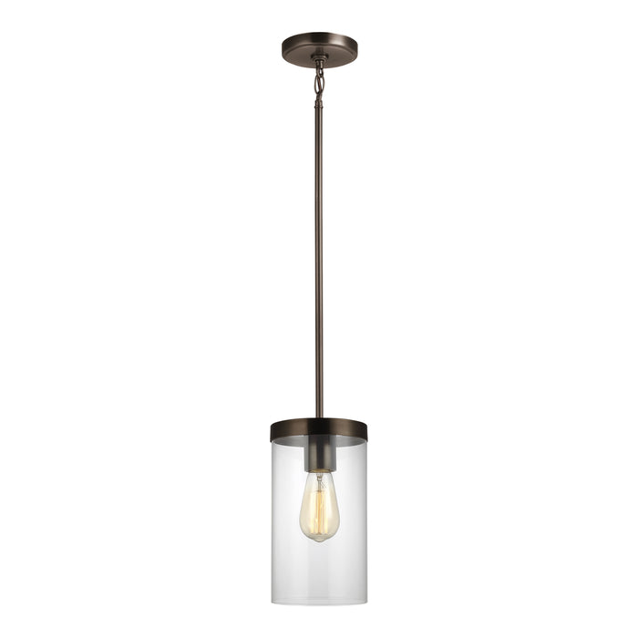 Visual Comfort Studio 6590301EN7-778 One Light Pendant, Brushed Oil Rubbed Bronze