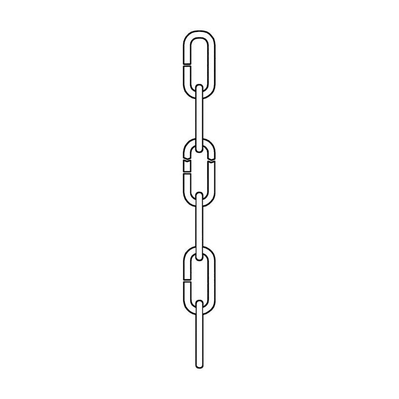 Generation Lighting 9107-965 Decorative Chain, Antique Brushed Nickel