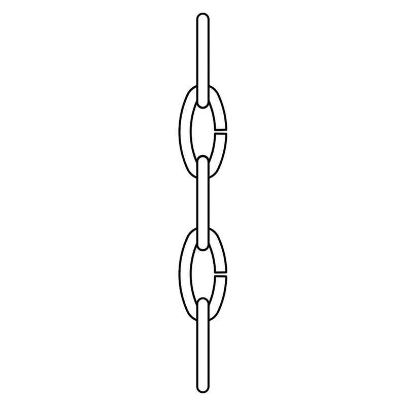 Generation Lighting 9116-965 Decorative Chain, Antique Brushed Nickel