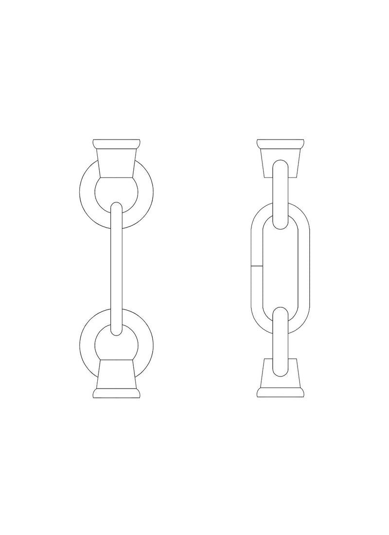 Generation Lighting 9122-05 Link and Loop, Chrome