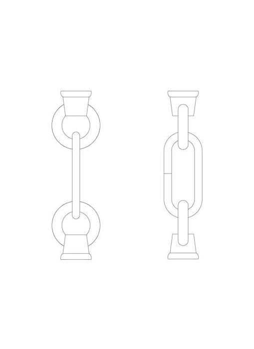 Generation Lighting 9122-715 Link and Loop, Autumn Bronze