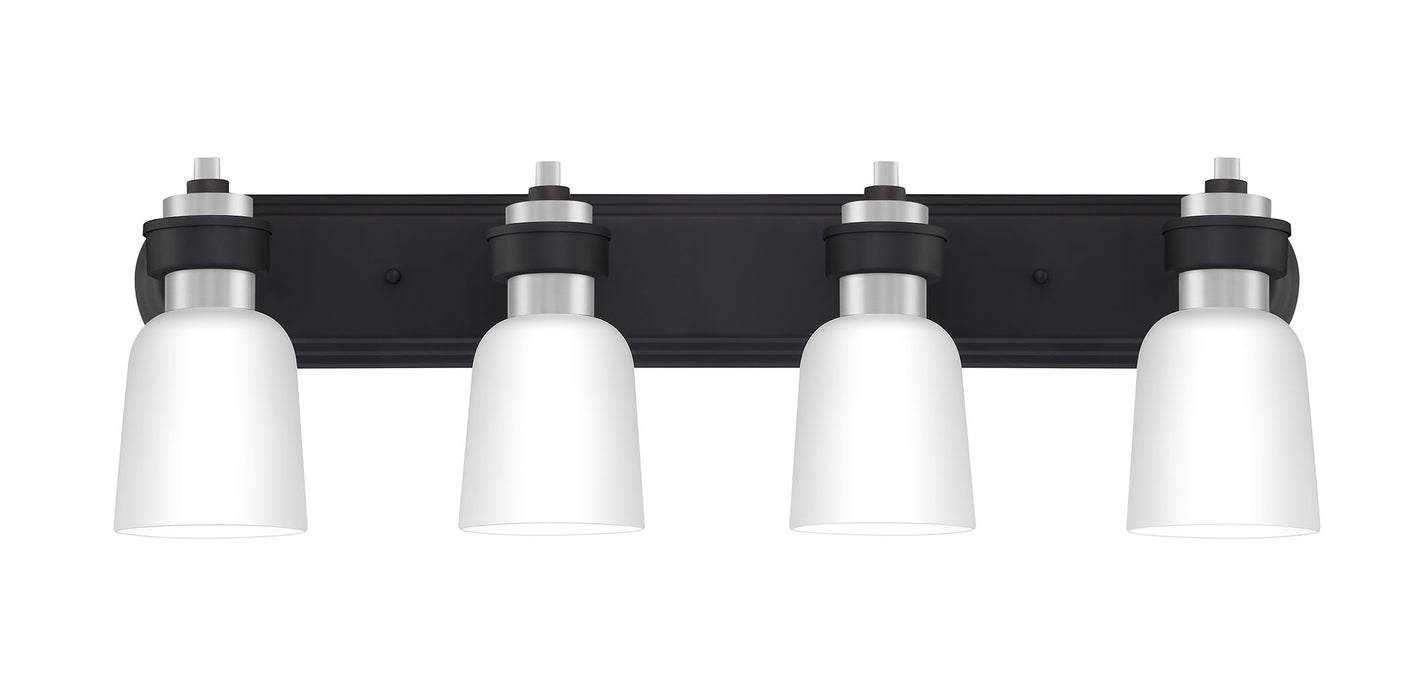 Quoizel CRD8630BN Four Light Bath, Brushed Nickel